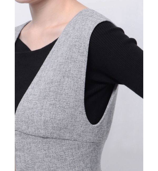 LAGUNAMOON「ノースリーブジャンパースカート」|ワンピース|