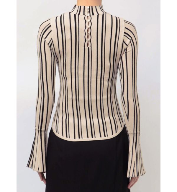 LAGUNAMOON「カットオフハイネックプルオーバー」|ニット・セーター|