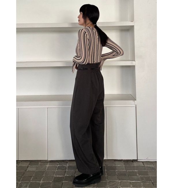 LAGUNAMOON「カットオフハイネックプルオーバー」|ニット・セーター|