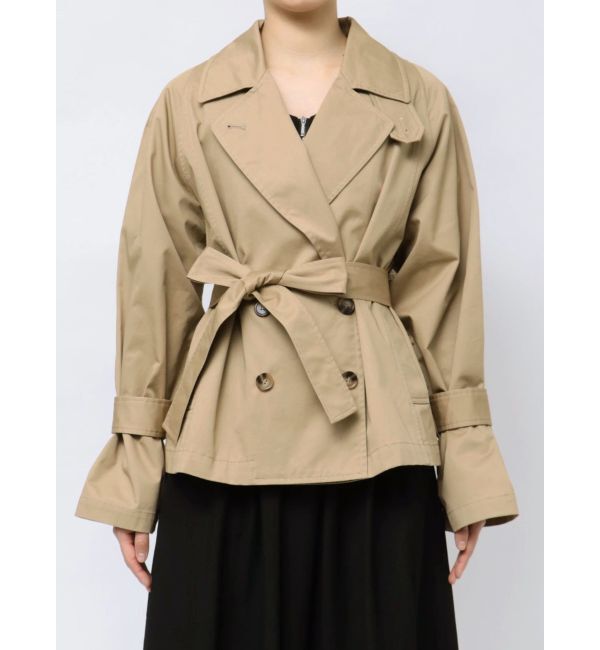 LAGUNAMOON「ワイドスリーブミディトレンチコート」|トレンチコート|