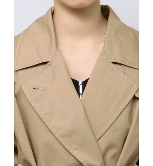 LAGUNAMOON「ワイドスリーブミディトレンチコート」|トレンチコート|