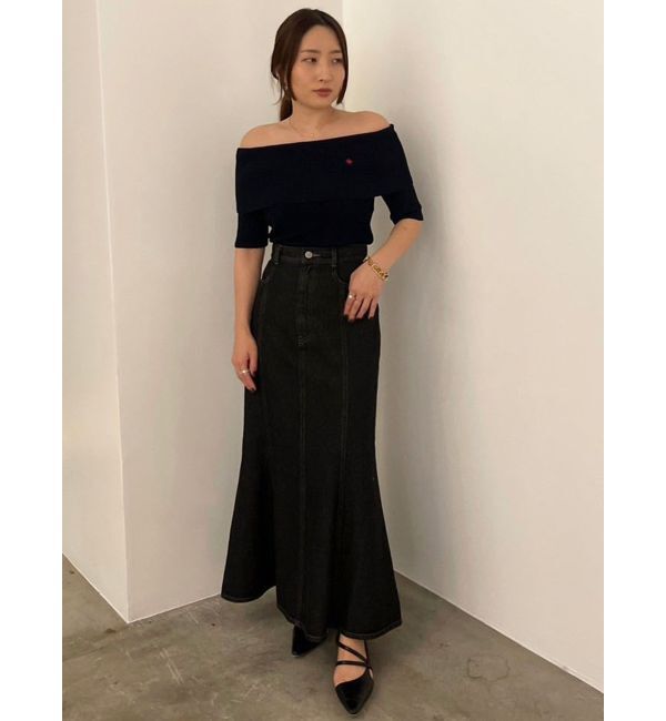 LAGUNAMOON「【POLO BCSコラボ】オフショルニットプルオーバー」|ニット・セーター|