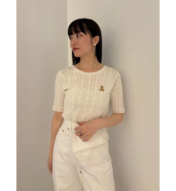 LAGUNAMOON「【POLO BCSコラボ】ベアケーブルニットプルオーバー」|ニット・セーター|