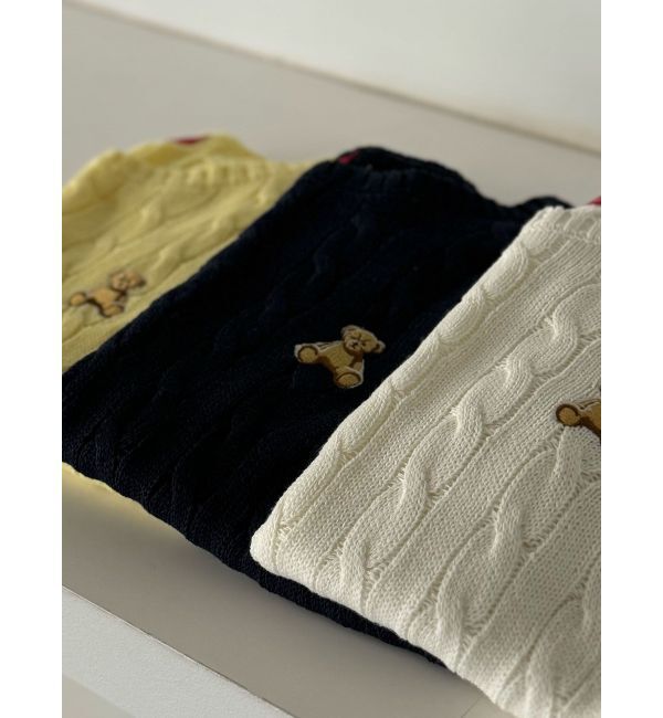 LAGUNAMOON「【POLO BCSコラボ】ベアケーブルニットプルオーバー」|ニット・セーター|