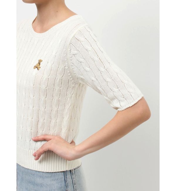 LAGUNAMOON「【POLO BCSコラボ】ベアケーブルニットプルオーバー」|ニット・セーター|
