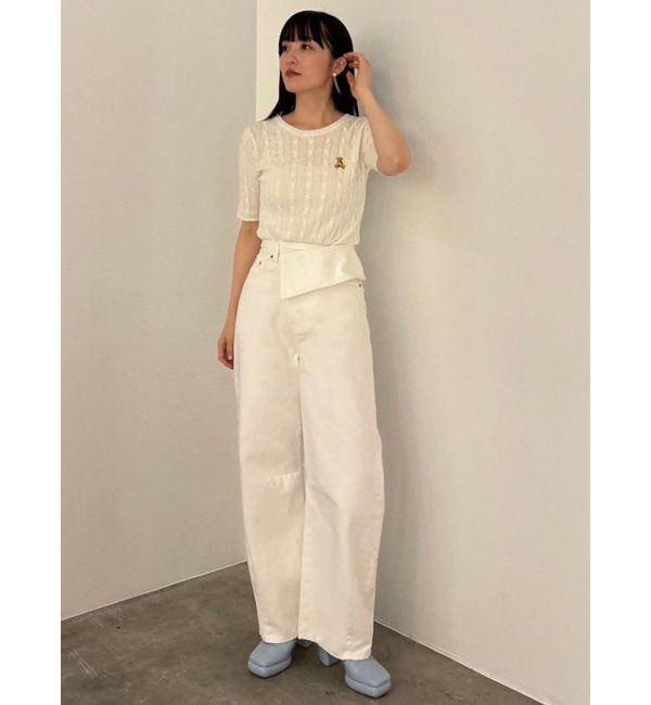 LAGUNAMOON「【POLO BCSコラボ】ベアケーブルニットプルオーバー」|ニット・セーター|