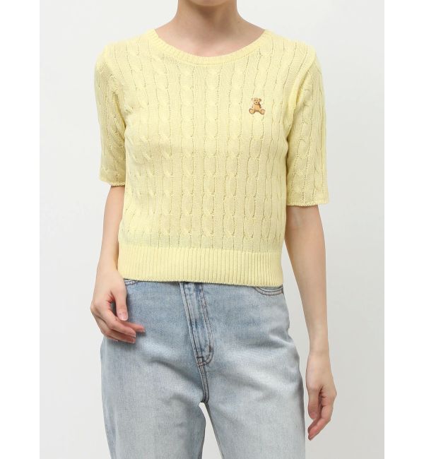 LAGUNAMOON「【POLO BCSコラボ】ベアケーブルニットプルオーバー」|ニット・セーター|