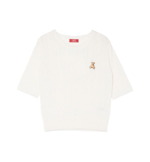 LAGUNAMOON「【POLO BCSコラボ】ベアケーブルニットプルオーバー」|ニット・セーター|