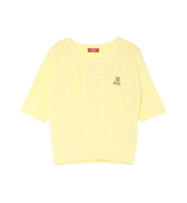 LAGUNAMOON「【POLO BCSコラボ】ベアケーブルニットプルオーバー」|ニット・セーター|
