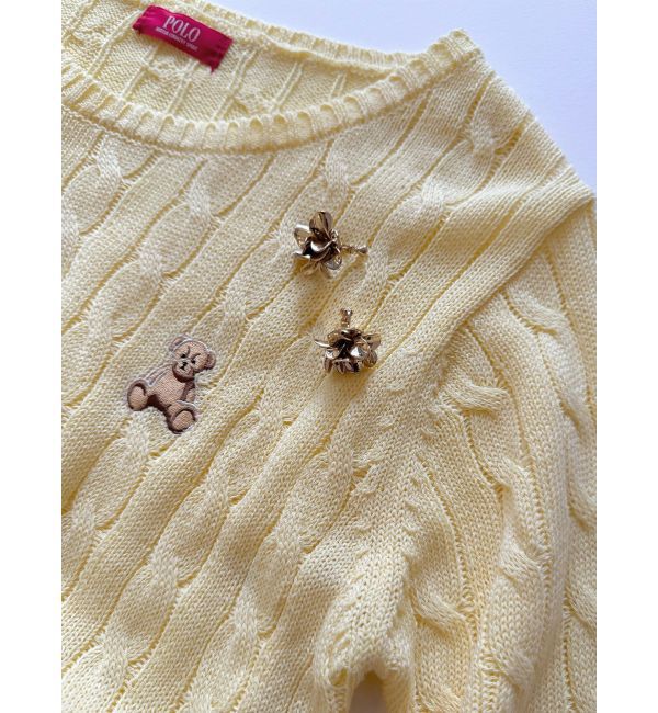 LAGUNAMOON「【POLO BCSコラボ】ベアケーブルニットプルオーバー」|ニット・セーター|