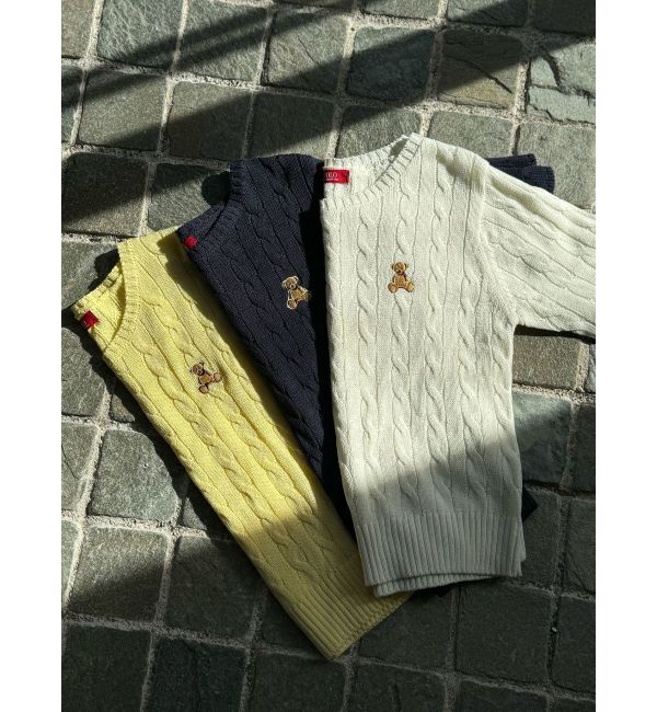 LAGUNAMOON「【POLO BCSコラボ】ベアケーブルニットプルオーバー」|ニット・セーター|