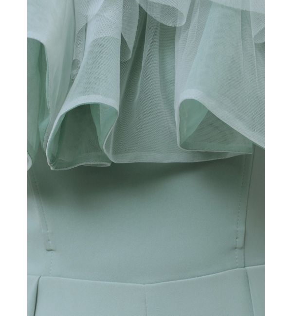 LAGUNAMOON「LADYチュールカラーベアパンツドレス」|ドレス|