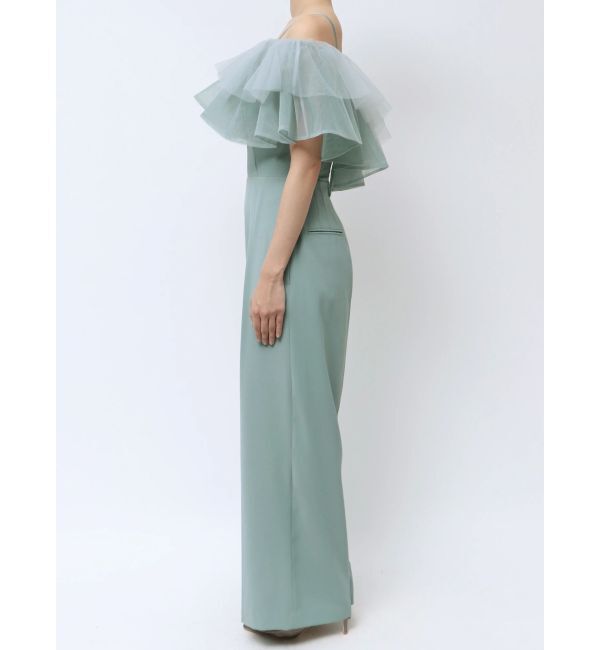 LAGUNAMOON「LADYチュールカラーベアパンツドレス」|ドレス|