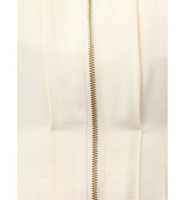 LAGUNAMOON「フロントZIPウエストタックワンピース」|ワンピース|