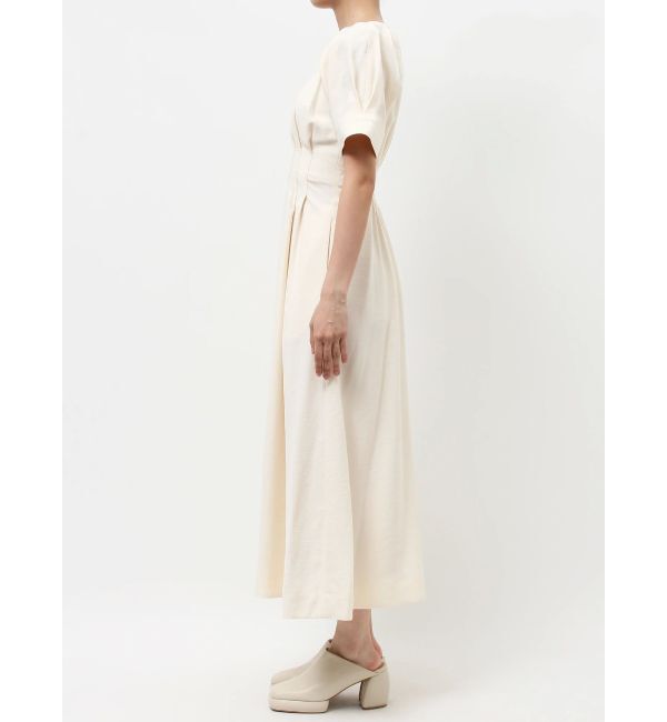 LAGUNAMOON「フロントZIPウエストタックワンピース」|ワンピース|