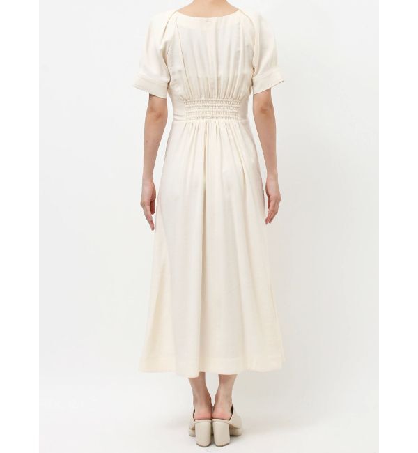 LAGUNAMOON「フロントZIPウエストタックワンピース」|ワンピース|