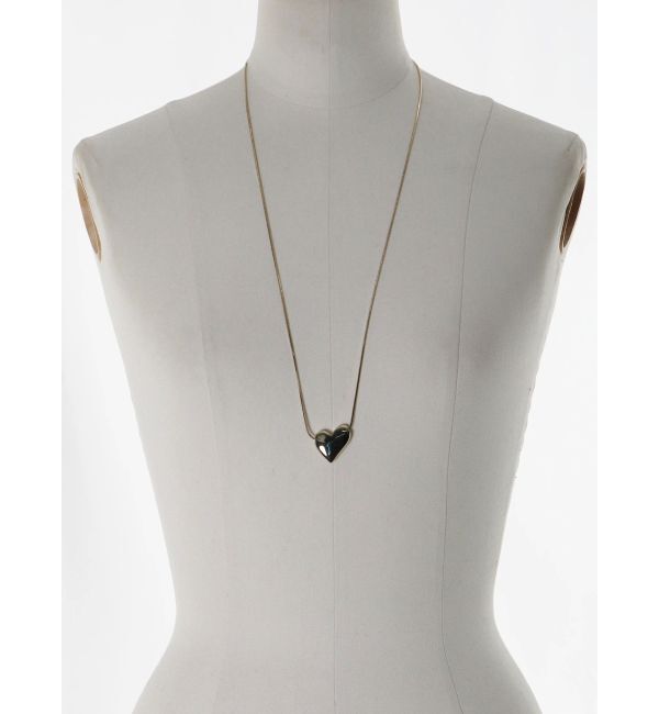 LAGUNAMOON「アシメハートドロストネックレス」|ネックレス|