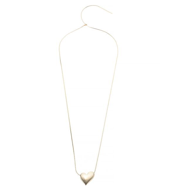 LAGUNAMOON「アシメハートドロストネックレス」|ネックレス|ゴールド
