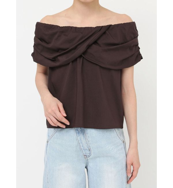 LAGUNAMOON「2WAYタックオフショルブラウス」|シャツ・ブラウス|