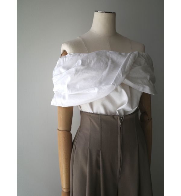 LAGUNAMOON「2WAYタックオフショルブラウス」|シャツ・ブラウス|