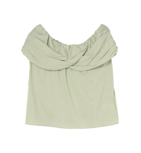 LAGUNAMOON「2WAYタックオフショルブラウス」|シャツ・ブラウス|ミントグリーン
