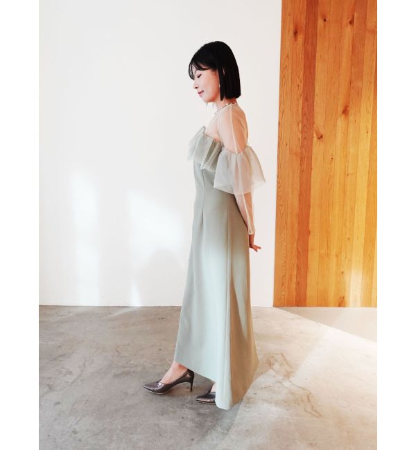 LAGUNAMOON「LADYアシンメトリーフリルドレス」|ドレス|