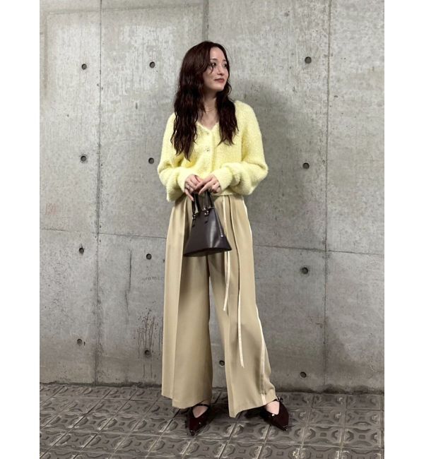 LAGUNAMOON「フェザーネップカーデプルオーバー」|カーディガン|