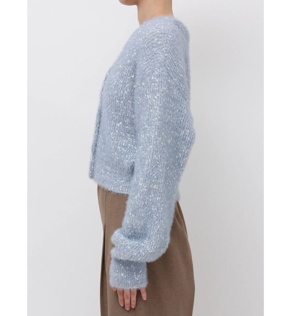 LAGUNAMOON「フェザーネップカーデプルオーバー」|カーディガン|