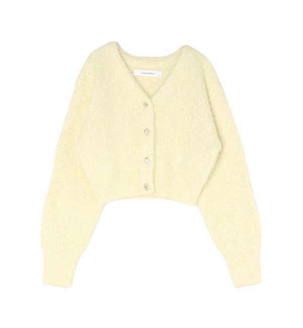 LAGUNAMOON「フェザーネップカーデプルオーバー」|カーディガン|