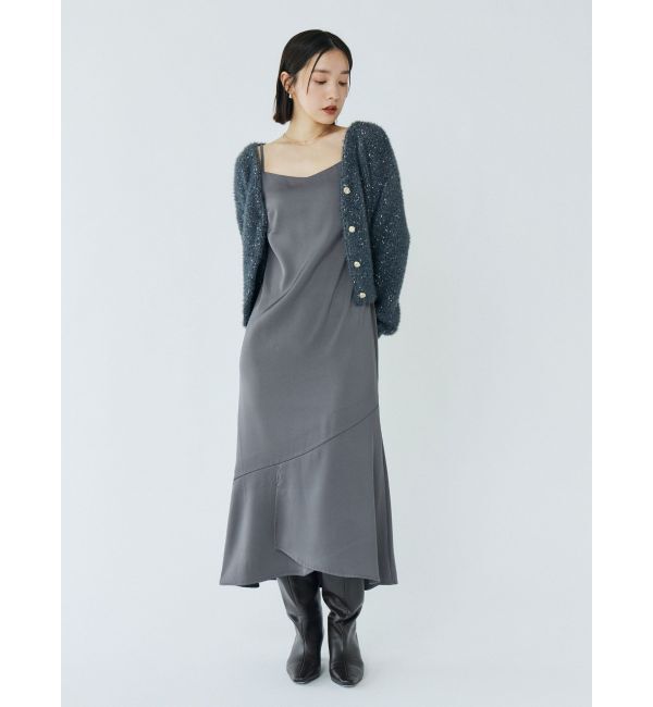 LAGUNAMOON「フェザーネップカーデプルオーバー」|カーディガン|