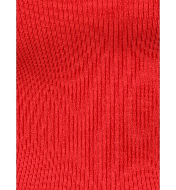 LAGUNAMOON「アシンメトリーラペルリブニットプルオーバー」|ニット・セーター|