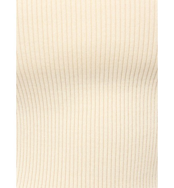 LAGUNAMOON「アシンメトリーラペルリブニットプルオーバー」|ニット・セーター|