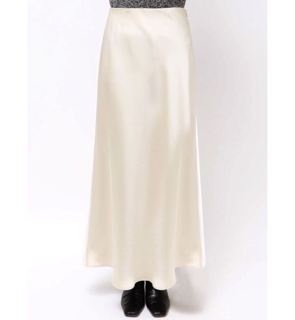 LAGUNAMOON「バイヤスサテンナロースカート」|スカート|