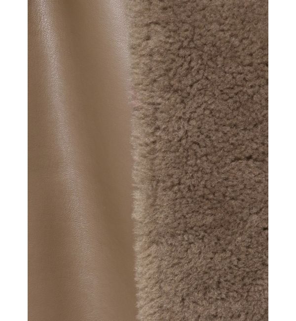 LAGUNAMOON「フェイクムートンスタンドカラーコート」|その他|