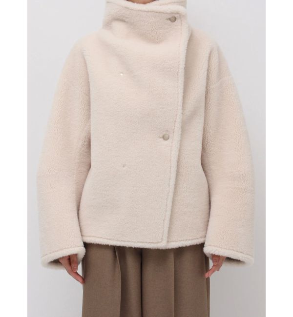 LAGUNAMOON「フェイクムートンスタンドカラーコート」|その他|