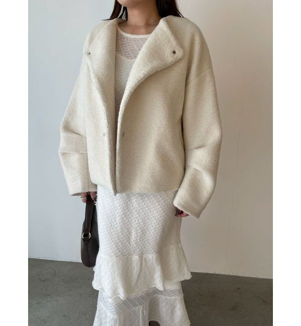 LAGUNAMOON「ニッティングパターンヘムフリルニットワンピース」|ワンピース|