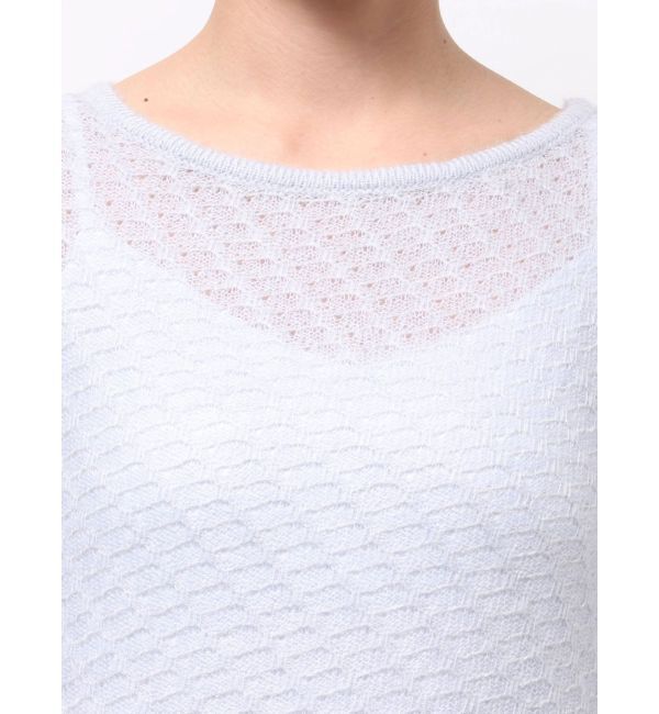 LAGUNAMOON「ニッティングパターンヘムフリルニットワンピース」|ワンピース|