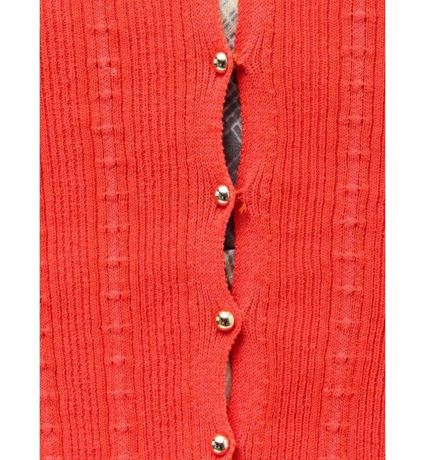 LAGUNAMOON「コットンアイレットニットカーディガン」|カーディガン|