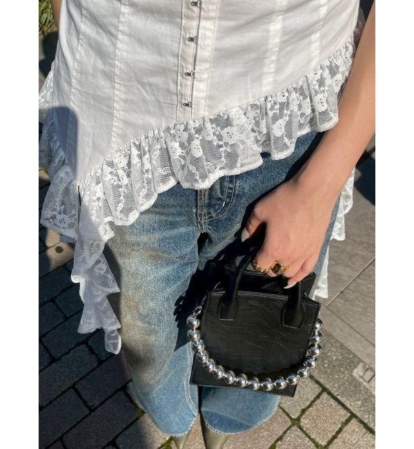 EVRIS「レースフリルキャミソール」|キャミソール|