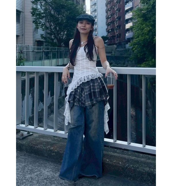 EVRIS「レースフリルキャミソール」|キャミソール|