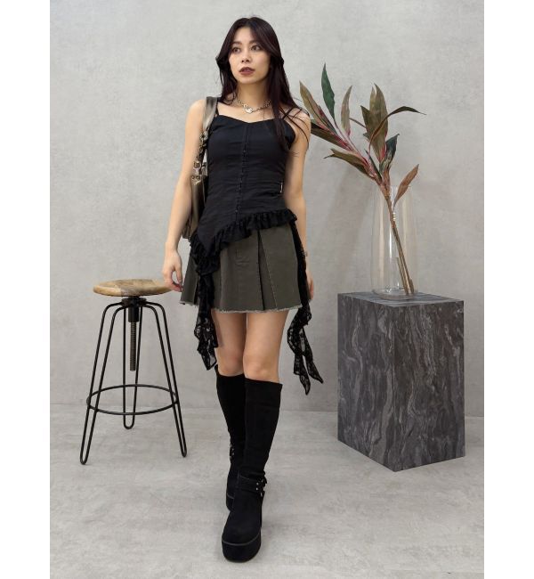 EVRIS「レースフリルキャミソール」|キャミソール|