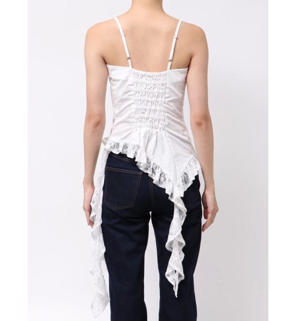 EVRIS「レースフリルキャミソール」|キャミソール|