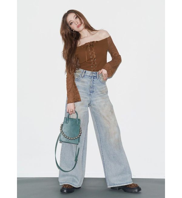 EVRIS「ボールチェーンモチーフスクエアショルダーBAG」|ショルダー・メッセンジャー|