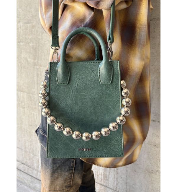 EVRIS「ボールチェーンモチーフスクエアショルダーBAG」|ショルダー・メッセンジャー|