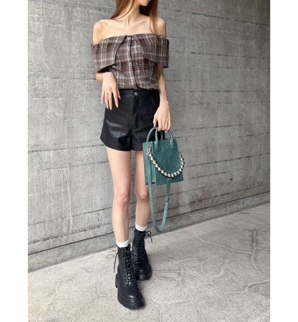 EVRIS「ボールチェーンモチーフスクエアショルダーBAG」|ショルダー・メッセンジャー|