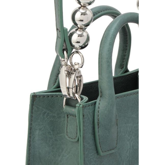 EVRIS「ボールチェーンモチーフスクエアショルダーBAG」|ショルダー・メッセンジャー|