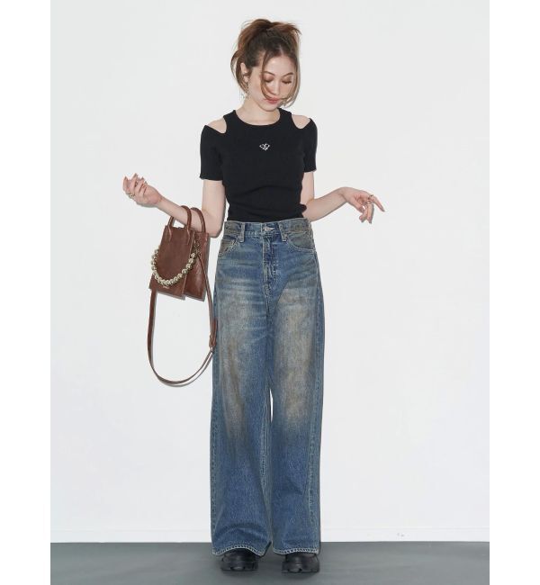 EVRIS「ボールチェーンモチーフスクエアショルダーBAG」|ショルダー・メッセンジャー|