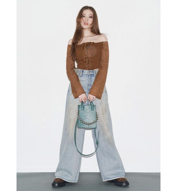 EVRIS「ボールチェーンモチーフスクエアショルダーBAG」|ショルダー・メッセンジャー|