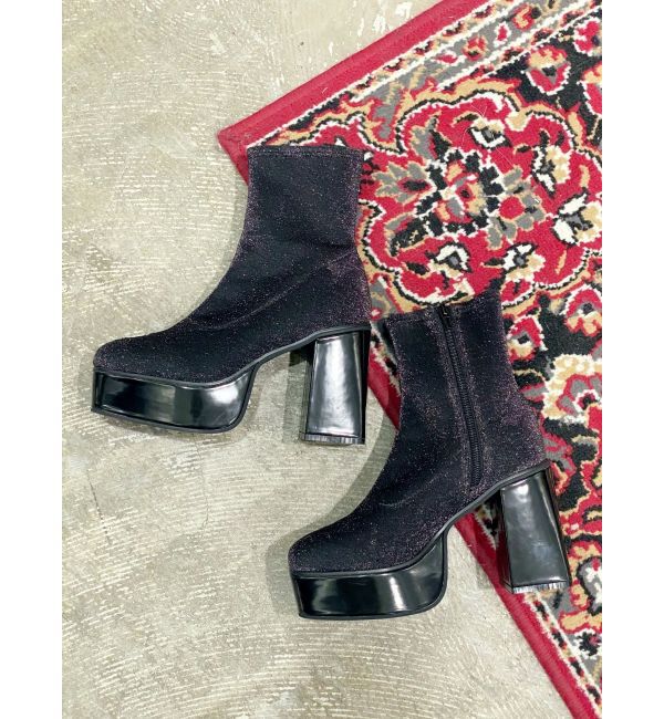 EVRIS「スリムチャンキーブーツ」|ショートブーツ|