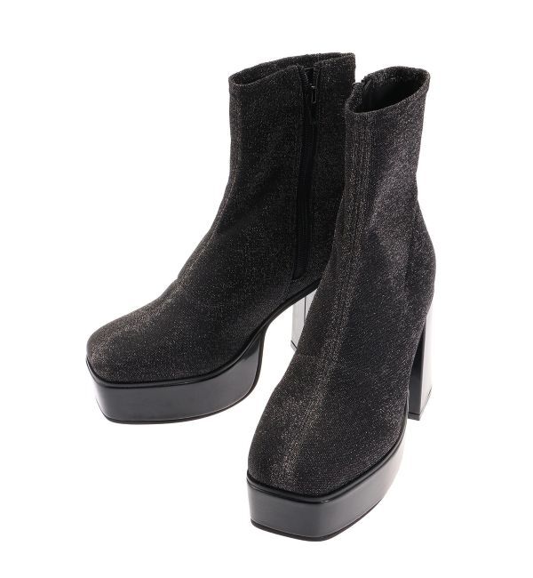 EVRIS「スリムチャンキーブーツ」|ショートブーツ|